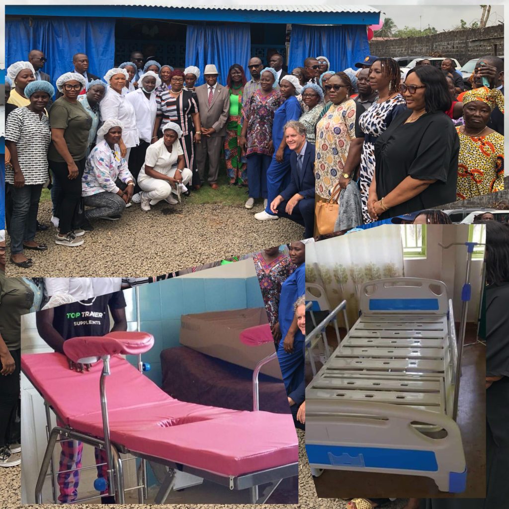 First Lady Boakai Improves Duport Road Clinic