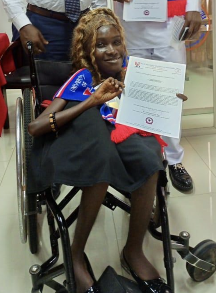 Physically Challenged Graduate Awarded Master’s Scholarship