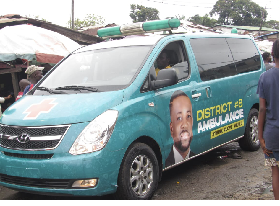 Rep. Prince Toles Donates Ambulance to Soniwene Clinic