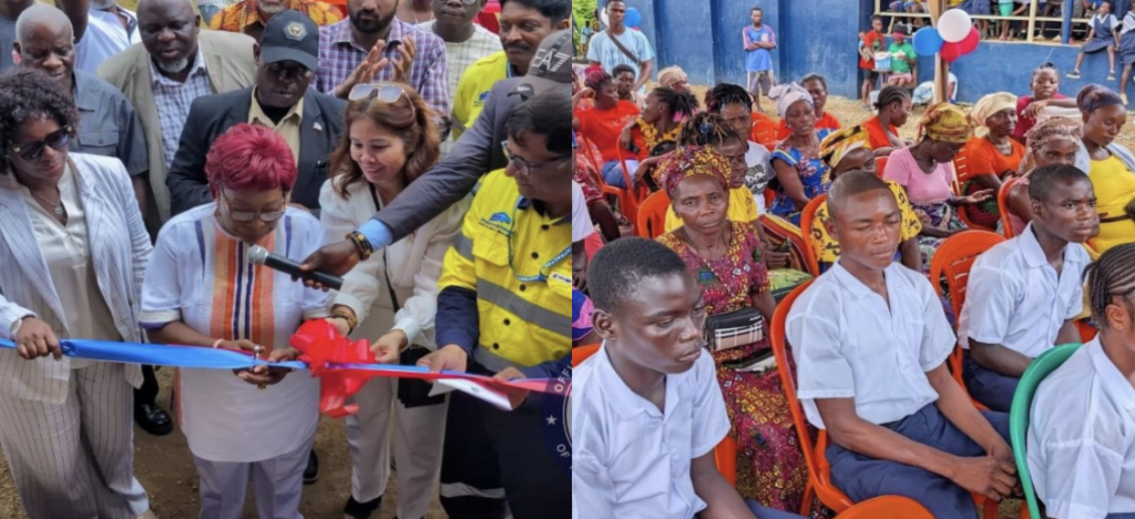 First Lady Boakai Dedicates School In Grand Bassa