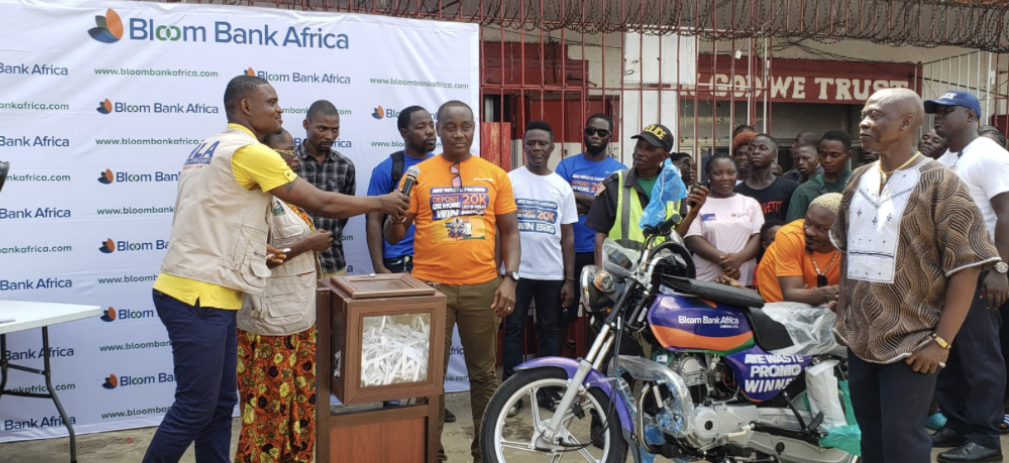 Bloom Bank Hosts Fourth “Aye Waste” Promo Raffle Draw -In Montserrado County