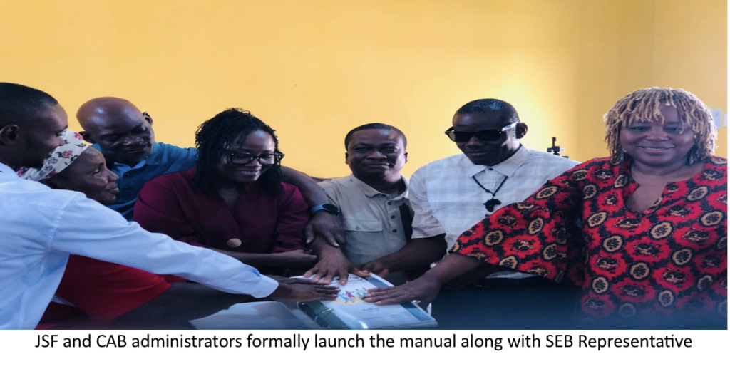 Jewel Starfish Foundation, UNFPA, CAB, SEB Launch First Braille Manual On Sexual Education