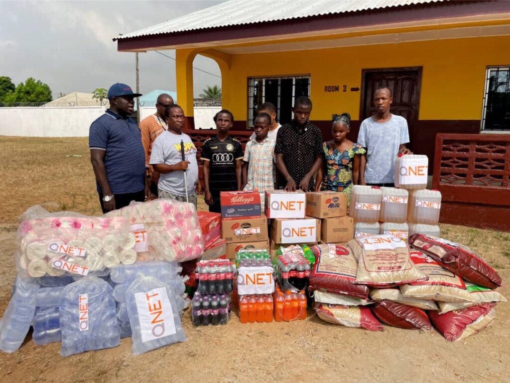 QNET donates food and other essentials to the Liberian School of the Blind